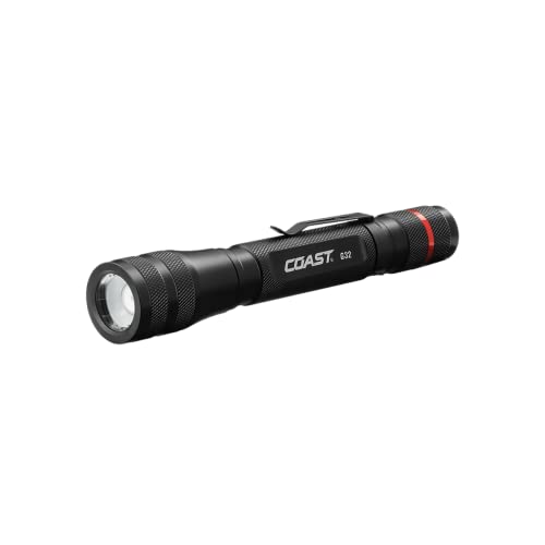 coast 20484 g32 led flashlight black 465 lumens