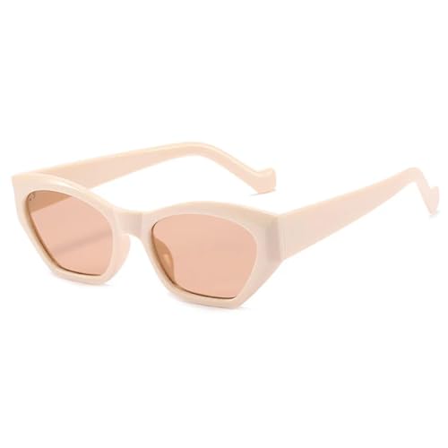 Lunettes de soleil UV400 œil de chat pour femme style vintage mode petite taille