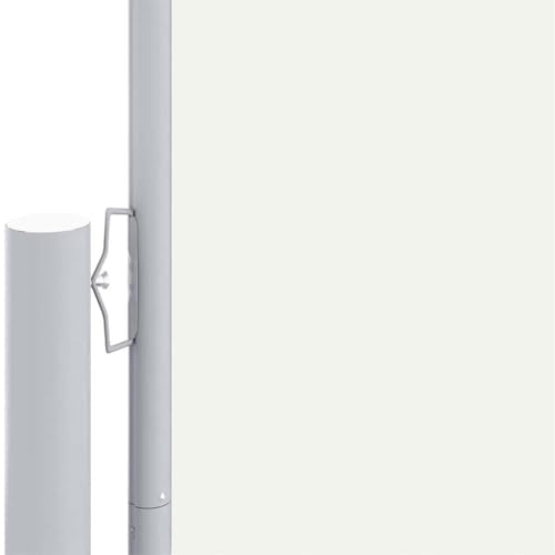 Auvent latéral rétractable crème 117x1200 cm double face - 4
