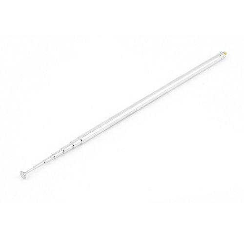 sourcingmap® 1m 7 Setions Maschio Radiocomando Auto Elicottero Barca Am Fm Antenna
