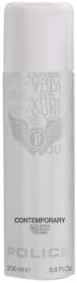 Police Contemporary Deodorant Spray 200ml for Men | Long Lasting Woody Musky Aromatic Fragrance | Bergamot, Citrus, Green Notes, Lavender & Musk | Fresh Masculine Body Spray | Daily Use Deo | Odour Protection