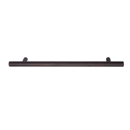 Image of Modern Straight Euro Style Bar Handle Pull with 7.5 inch Hole Centers, 10 inch Length, Oil Rubbed Bronze Finish, 50 Pieces