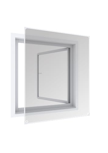 Windhager Magnetic Frame Insect Screen, 100 x 120 cm, White, 03524
