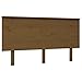 vidaXL Testiera per Letto Miele 144x6x82,5cm in Legno Massello di Pino