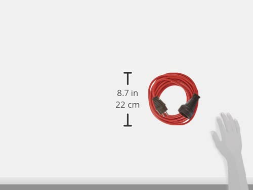 Image secondaire de Cordon Prolongateur Brennenstuhl 10 m en Plastique Rouge avec Protection Enfants