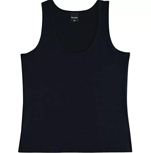 Blusa Regata Viscose Tipo Bata Feminina Malwee 79309. Tamanho:M;Cor:Preto