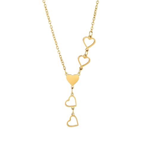 Collier en forme de cœur pour femmes - Bijoux tendance mode coréenne