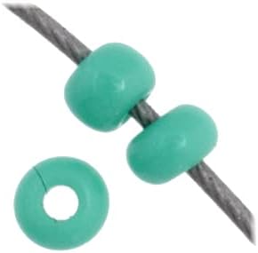 Preciosa Czech Glass Seed Beads 11/0 Opaque Turquoise (2.1mm Diameter) - 250g Bulk Bag by Preciosa - Image 2