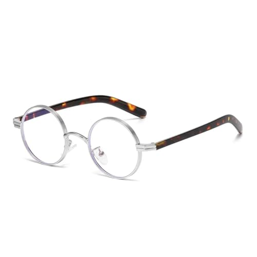 Lunettes de soleil rétro rondes anti-éblouissement look punk métal