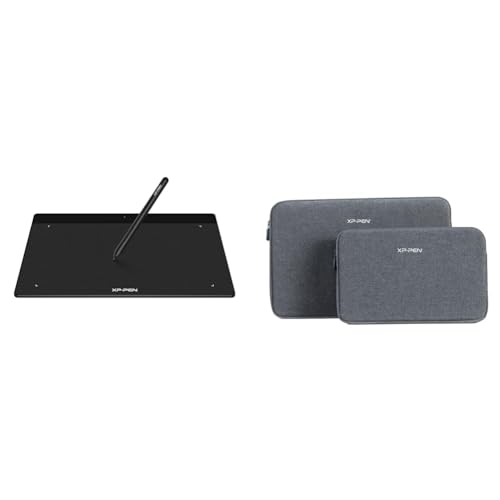 Image of XP-Pen Deco Fun L Black Graphics Tablet 10 x 6.27 Inch Pen Tablet with 8192 Levels Pressure Sensitiv