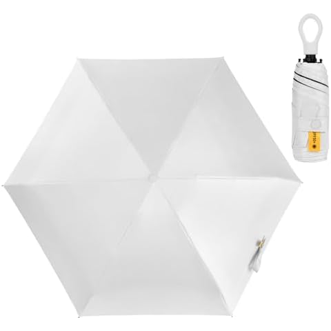Vicloon Mini Travel Umbrella with UV Protection Cover