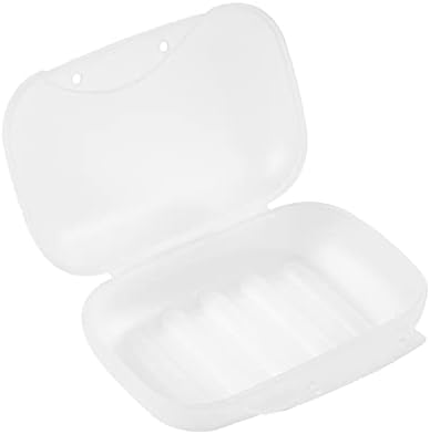 Snowkingdom 2 Pack Clear Travel Soap Box Holder Case Container Leak Proof Shower Bathroom Home Outdoor Hiking Camping