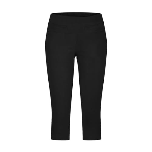 Capri Pants for Women Casual 2024 Summer Stretch Work Business Leggings Pull On High Waisted Slacks Skinny Crop Pants2