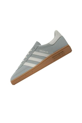 Image of adidas Handball Spezial Women's Sneakers, Wonder Silver /Off White /Gum, Size 12