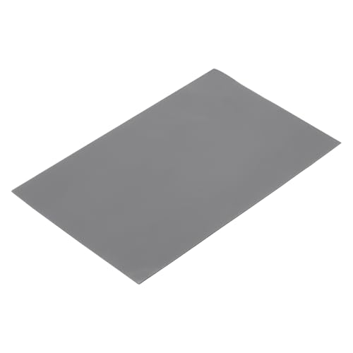 QUARKZMAN Almohadilla Térmica 4.0W/M.K Aislante Resistente al Calor de Alta Temperatura de Silicona para Enfriamiento de Computadoras Portátiles, Radiadores, Gris, 178x115x1mm