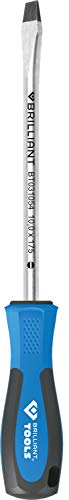 BRILLIANT TOOLS BT031054 Tournevis plat, 10,0 x 175 mm [Powered by KS TOOLS] Cover