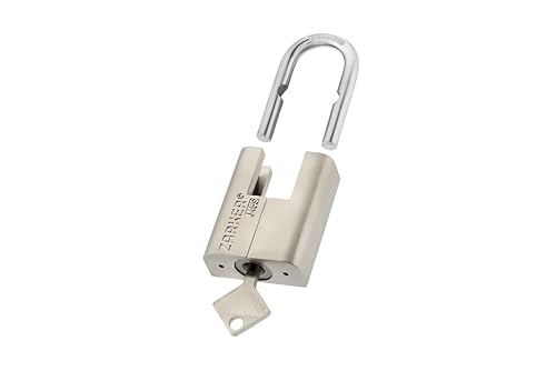 Zarker J45UK1S J45S Keyed Padlock, Heavy Duty Stainless Steel Shackle Lock thumb #1