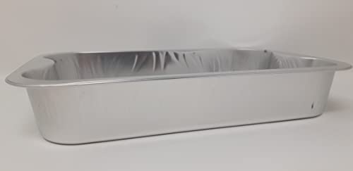 Bandeja de horno asador rectangular de aluminio con asas 29 x 19 cm 5