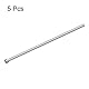 sourcing map 5Stk.Gerade Auswerferstifte 6mm(15/64) Durchmesser 65Mn Stahl 200mm (8)