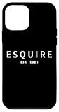 Esquire Est. 2026 Attorney Lawyer Law School Graduation Case for iPhone 12 mini
