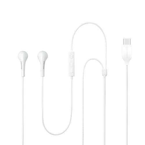 Image of Original Type-C Earphone Compatible with All USB-C Smartphones Including Samsung Galaxy S24 /S23 /S22 Ultra, Stereo Sound, a Built-in Microphone for Clear Calls, and Noise Isolation for immersive Audio