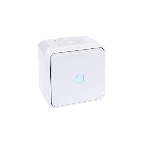 Interrupteur Va-et-vient lumineux Oxxo - 1 poste - 10AX - 250V - Blanc