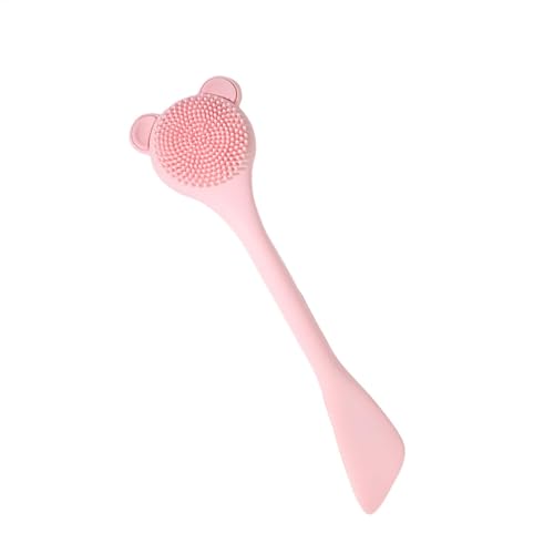 Moonyan Reinigende gezichtsborstel, siliconen gezichtswasborstel, comfortabele gezichtsmassaborstel, cartoon-handmatige gezichtsreiniging, huidverzorgingsborstel voor Fre