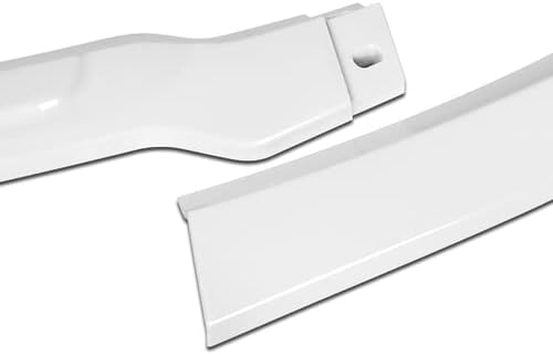 3 Pieces Front Bumper Lip Spoiler Splitter Side Body Kit Trim Protection Compatible with 2011-2014 Dodge Avenger, 2012 2013 (Painted White)