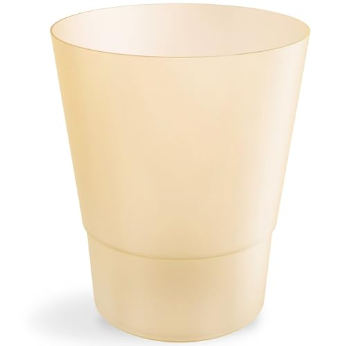 Home Garden Ornaments small orchid pots 12cm / 4.7 inch, Set of 3 Decorative Plastic Plant Pots Indoor - Image 4