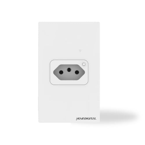 Tomada Inteligente 20A Medidor de consumo elétrico Compatível com...