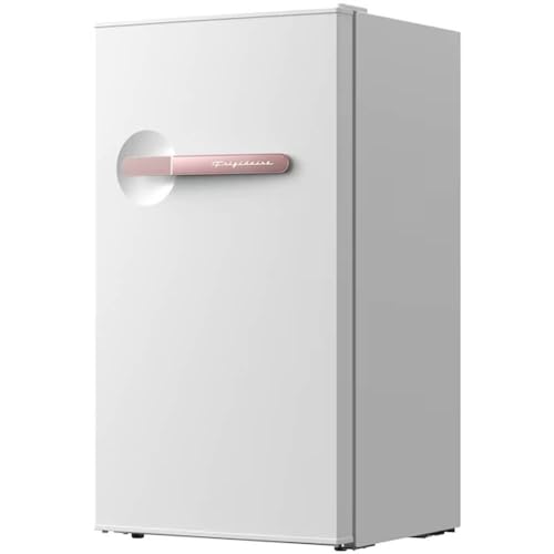 Image of Frigidaire Refrigerator-Retro Mini Fridge Energy Saving-Adjustable Thermostat Control- Ideal for Dorm, Office, RV, Garage, Apartment 3.1 Cu Ft, SOFT ROSEGOLD