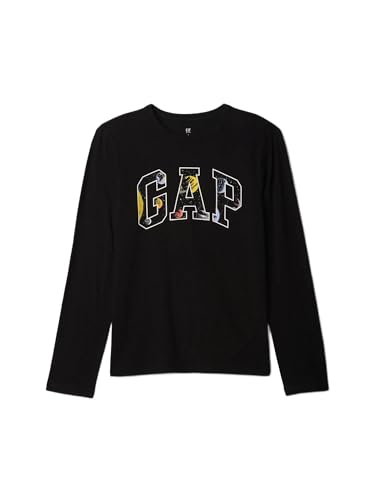Image of GAP Boys' Long Sleeve Logo Tee T-Shirt