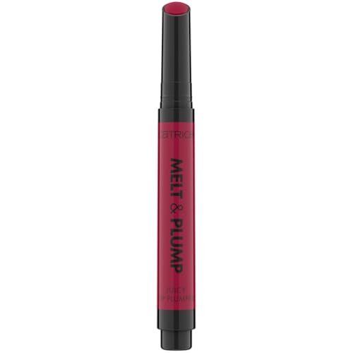 Catrice Melt & Plump Juicy Lip Plumper, Lippenbalsam, Nr. 040, Rot, feuchtigkeitsspendend, volumengebend, vegan, ohne Konservierungsstoffe, ohne Parabene, ohne Mikroplastikpartikel, 1er Pack (1.8g)