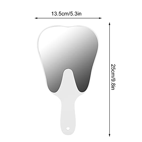 Specchio dentale, specchio a forma di dente