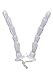 elope Festival Light-up Insect Antennae Horns Headband White