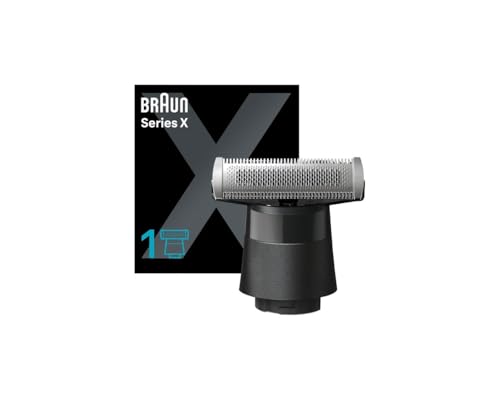 Braun Series X,Lame De Rechange Pour Tondeuse SeriesX,Lame4D Innovante Avec Sabot Bidirectionnel Et Tête Flexible Pour Un Rasage Rapide, Compatible Avec...