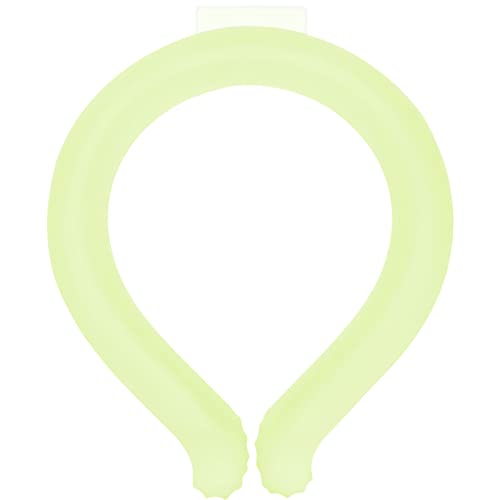 Tubo de refrigeración reutilizable para el cuello, envoltura de refrigeración segura para el cuello, enfriador de banda de cuello manos libres, brillante durante climas cálidos y sofocos, verde claro Cover