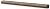 Noche/Chocolate Travertine HONED 1/2" X 12" Pencil Trim Liner Tile -50 pcs.