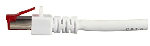 Cable Patch RJ45 S/FTP Cat.6 0.15 m Blanco miniatura 3