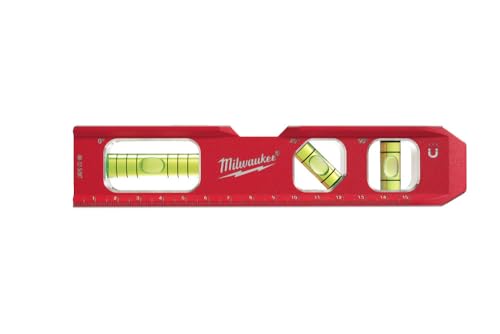 Milwaukee 4932459097 Billet Torpedo Level, Red/Black