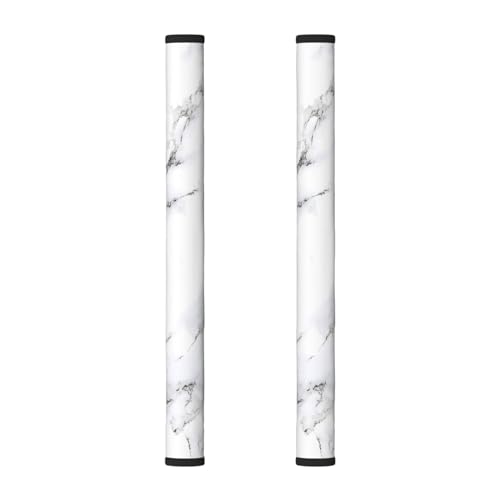 2 fundas para manija de puerta de refrigerador con textura de mármol, diseño geométrico de arte geométrico, para nevera, microondas, estufa, horno, lavavajillas