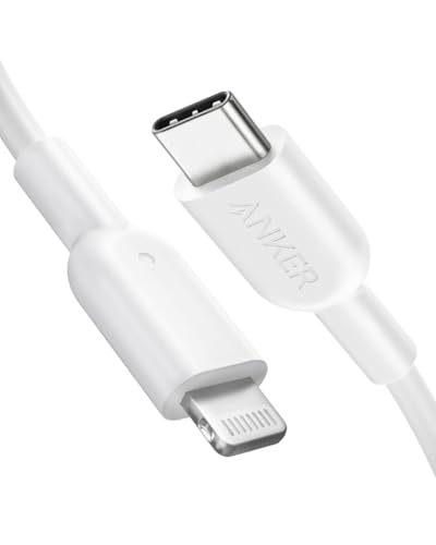 Anker PowerLine II USB-C & ライトニングケーブル MFi認証 USB PD 急速充電 iPhone 14 / 14 Plus / 14 Pro / 14 Pro Max / 13 / SE (第3世代) 各種対応 (1.8m ホワイト)