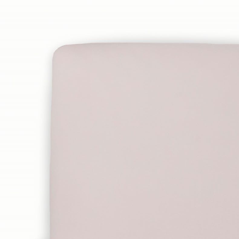 Image of Little Unicorn Premium Stretch Knit Crib Sheet |Super Soft with Optimal Stretch (Soft Blush)