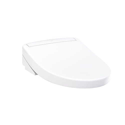 Image of TOTO WASHLET S5 Electronic Bidet Toilet Seat with Instantaneous Water Heating, PREMIST and EWATER+ Wand Cleaning, Elongated, Cotton White - SW3446#01