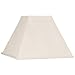Upgradelights Eggshell Square Mission Style 10 Inch Nickel Clip On Lampshade (5x10x9)