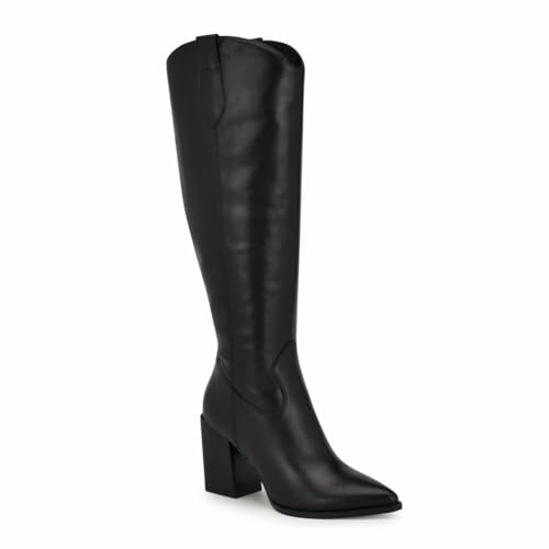 Nine West Womens Bromwel Tall Leather Knee-High Boots3