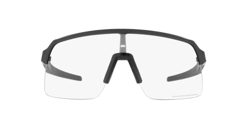 Image of Oakley Unisex Sunglasses Matte Carbon Frame, Clear to Black Iridium Photochromic Lenses, 0MM