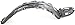 Garage-Pro Inner Fender Liner Set For Toyota Matrix 2003-2008 Front Driver, Passenger Side, Automotive