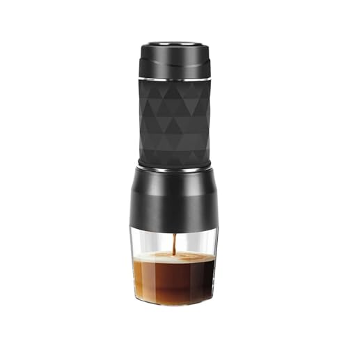 Cafetera portátil manual 3 en 1 para cápsulas y café molido