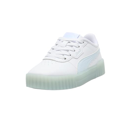 PUMA Kids Girls Carina 3.0 Iced Lace Up Sneakers Shoes Casual - White2